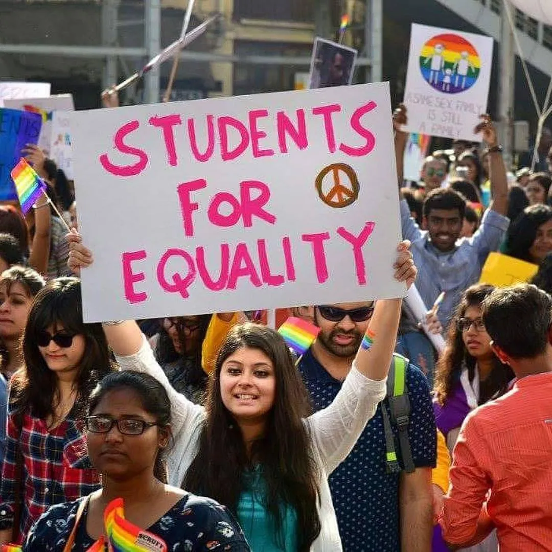 Someone's queerness is often erased through shaming and invisibilised due to the lack of vocabulary and awareness. Image: Instagram.com/queerazaadimumbai 